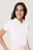 Poloshirt Inga, tailliert geschnitten, Farbe: weiß, Größe: XS