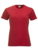 T-Shirt Norma, tailliert geschnitten, Farbe: rot, Größe: XS