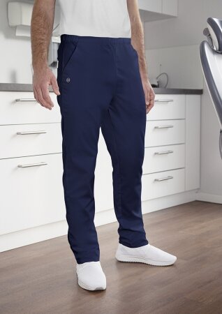 Fair und nachhaltig produzierte Unisex Bundhose Juri mit "Grüner Knopf" Label