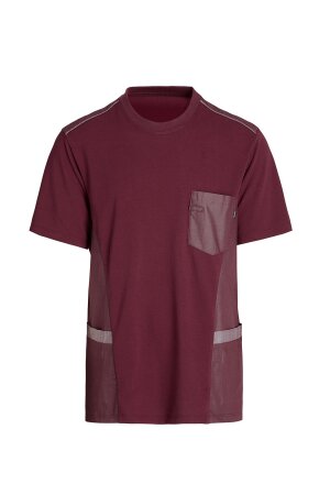 Herren Fusion Shirt , Farbe: bordeaux, Größe: 6XL