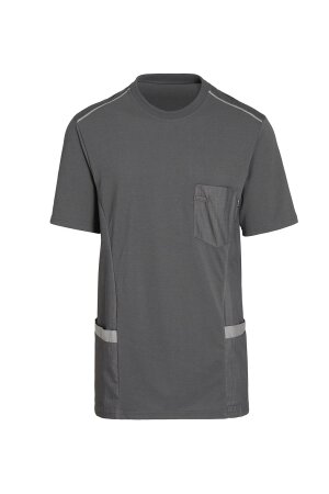 Herren Fusion Shirt , Farbe: grau, Größe: 6XL