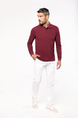 Langarm-Poloshirt Troy & Troya