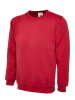 Unisex Sweatshirt Zoren, Farbe: rot, Größe: XS