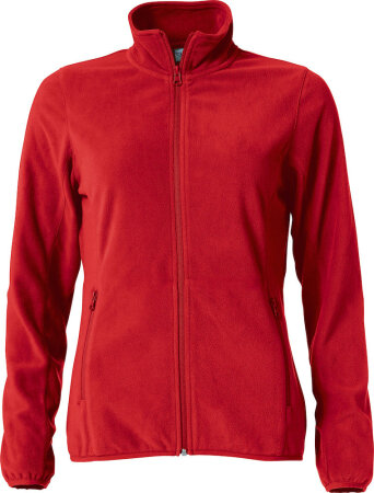 Damen-Fleecejacke Tevara, Farbe: rot, Größe: XS