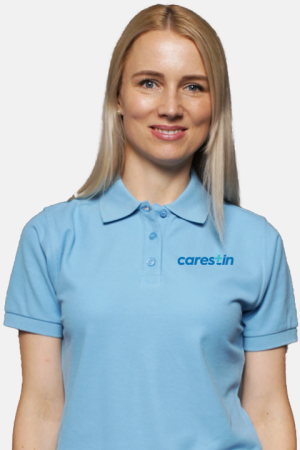 Stick auf der Brust von Poloshirts