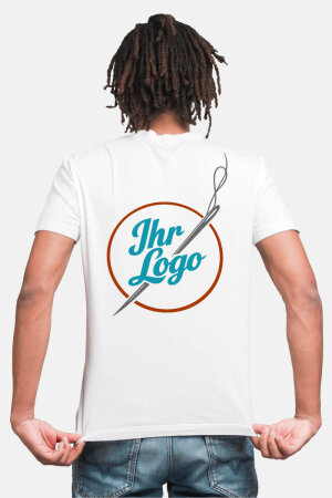 Stick auf dem Rücken von T-Shirts
