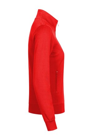 Sweatjacke Vandina, tailliert geschnitten, tailliert geschnitten, Farbe: rot, Größe: S