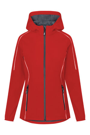 Leichte Softshelljacke Ulrike, tailliert geschnitten, Farbe: rot, Größe: S