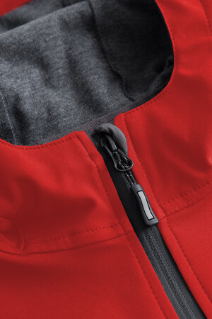 Leichte Softshelljacke Ulrike, tailliert geschnitten, Farbe: rot, Größe: S