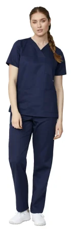 Unisex Schlupfhose Lunara Kurz, Beinlänge Kruz 70 cm, Farbe: weiß, Größe: XS