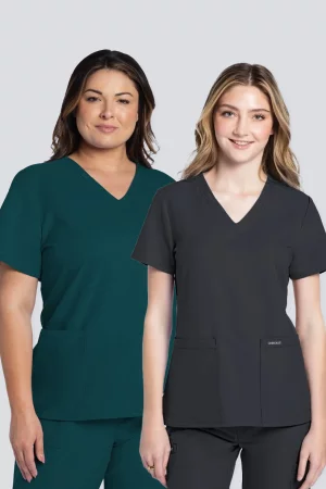 Damen Kasack Ultra CKE953A mit V-Ausschnitt