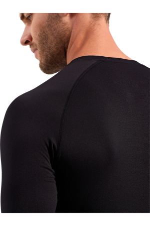 Herren Stretchshirt Langarm Move, Farbe: schwarz, Größe: S