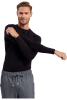Herren Stretchshirt Langarm Move, Farbe: schwarz, Größe: S