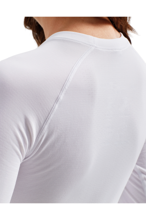 Damen Stretchshirt Langarm Move, Farbe: weiß, Größe: XS