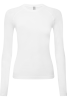 Damen Stretchshirt Langarm Move, Farbe: weiß, Größe: XS