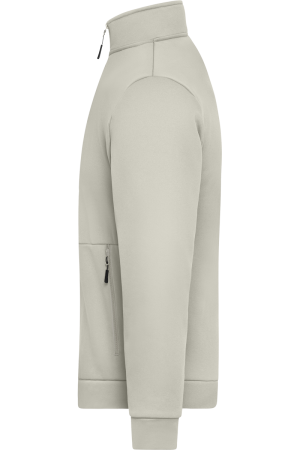 Unisex Stretchjacke mit Innenfleece Alegria, Farbe: cremeweiß, Größe: XS