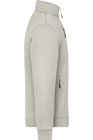 Unisex Stretchjacke mit Innenfleece Alegria, Farbe: cremeweiß, Größe: XS