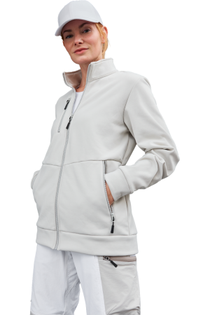 Unisex Stretchjacke mit Innenfleece Alegria, Farbe: cremeweiß, Größe: XS