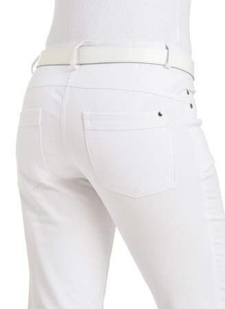 Damenhose Isabell, weiß, Größe: 34