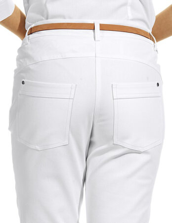 Damenhose Isabell, weiß, Größe: 34