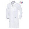 Schmal geschnittener Arztkittel für Herren von BP®, Farbe: weiß, Größe: 56l