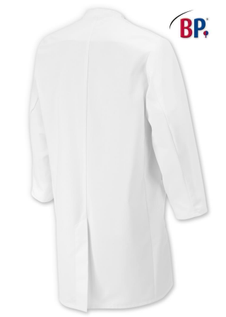 Mantel für Damen und Herren von BP® mit Langarm, Stehkragen und verdeckter Druckknopfleiste, 1 Brusttasche und 2 Seitentaschen