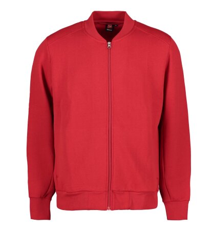 Damen-Sweatshirtjacke Thora, Farbe: rot, Größe: XS