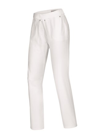 Stretch-Damenhose Ebro, Größe: 36, Farbe: weiß, Beinlänge: kurze Beinlänge