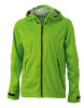 Men´s Outdoor Jacket von James&Nicholson, Farbe: Spring Green / Iron Grey, Größe: S