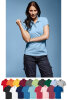 Damen-Poloshirt Svenja, tailliert geschnitten, Farbe: rot, Größe: XS
